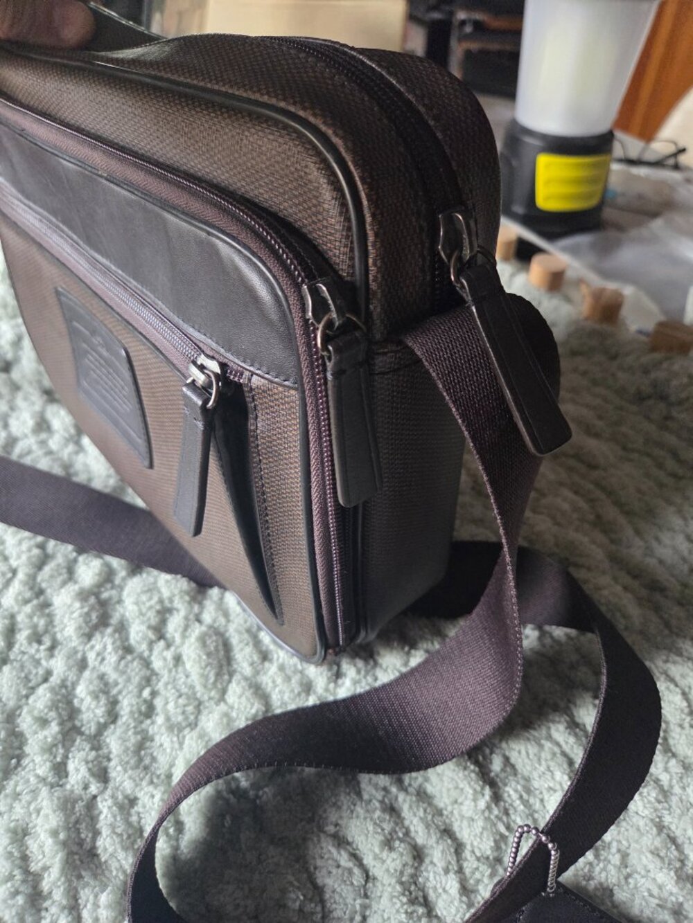 Vintage Coach Mens Crossbody Bag - Picture 5 of 8